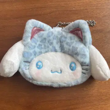 산리오 시나몬 갸루 고양이 페이스 파우치