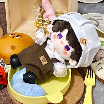 20cm 봉제 인형용 옷 갈아입기 의류 활 옷 3세트