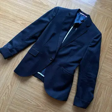 새상품급*ORIHICA*자켓*수트*네이비 *스트라이프*선착순!