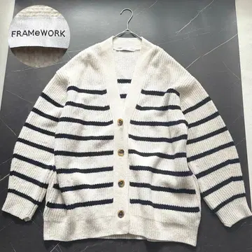 FRAMeWORK 23AW SUPER GEELONG 편직 가디건 보더