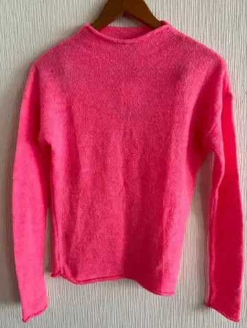택 포함 새상품 ZARA 긴팔 니트 스웨터 핑크 S