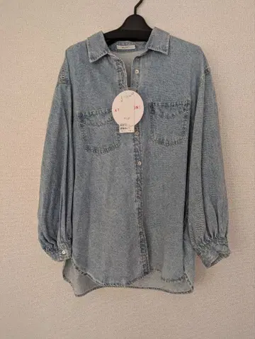 [ 새상품 ] Discoat 데님 셔츠