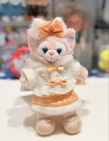 상하이 디즈니 스노우맨 리나벨 봉제 인형 키링