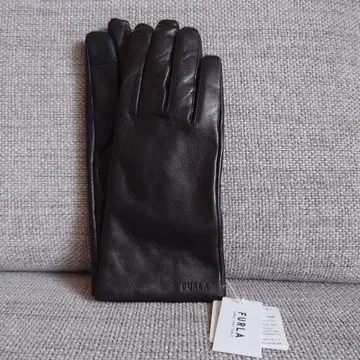 훌라 FURLA 여성 가죽 장갑 블랙