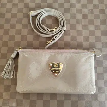 ATAO 부부 태슬 포함 지갑 스마트폰 숄더백 그레이지