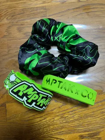 AMPTAKxCOLORS  2nd 스크런치 1st 실리콘 밴드