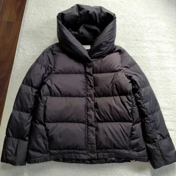 새상품급 슬로브 이에나 숄 후드 숏 다운 36 블랙 다운90%