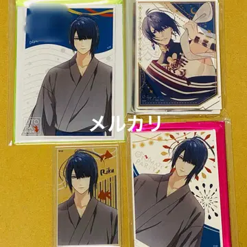 오라소와 리쿠 아크릴 스탠드, 아크릴 브로마이드, 아크릴 카드 세트