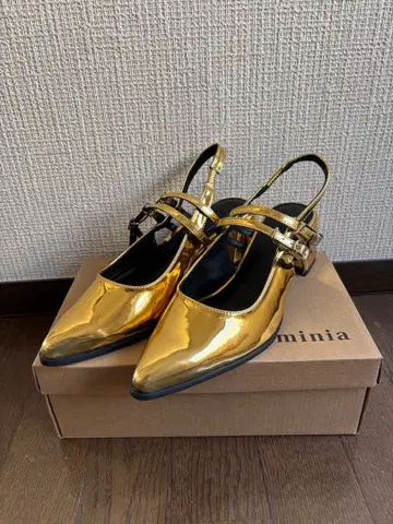 minia 골드 하이힐 L 사이즈