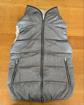 DUVETICA 그레이 다운 베스트 사이즈 40