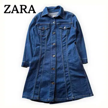 ZARA WOMAN 데님 원피스 S 사이즈 미니 기장 A라인 새상품급