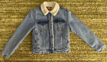 Levi's 보아 옷깃 데님 자켓 XS