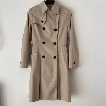 AZEy-LE RIDEAU 베이지 트렌치코트 여성용