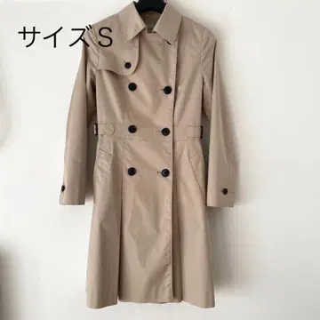 AZEy-LE RIDEAU 베이지 트렌치코트 여성용