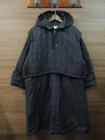 0사이즈 정가 44000엔 밴야드 스톰 A라인 멀티 WAY 충전솜 코트