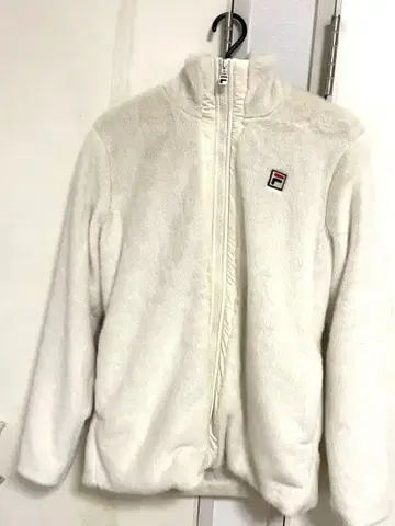 FILA 플리스 자켓 화이트