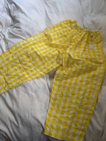 미사용 새상품 갤러고디스포트 체크 팬츠