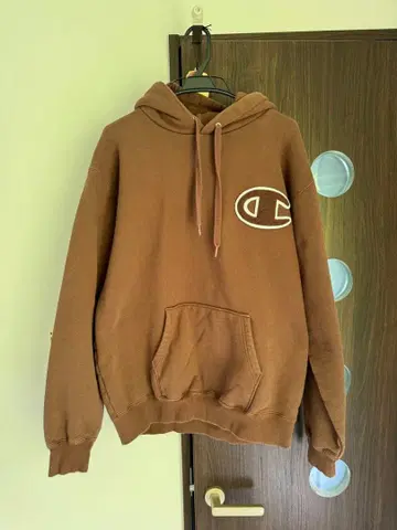 Champion 브라운 후드 부착 후드티 XXX-LARGE