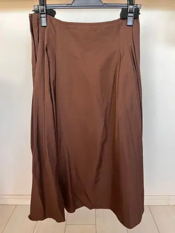 Ballsey 브라운 플레어 롱 스커트