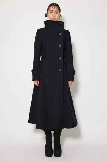 [ 택 포함 미사용 ] rienda 25 오버넥 신데렐라 라인 코트