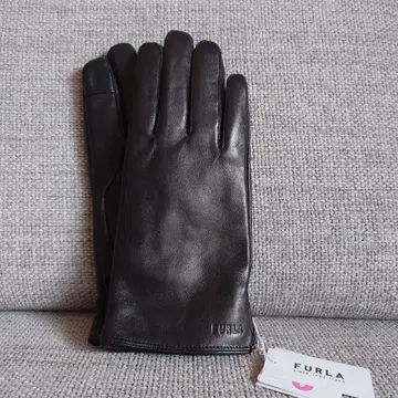 훌라 FURLA 여성 가죽 장갑 블랙