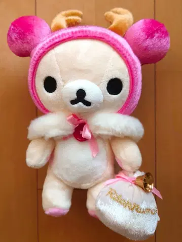 코리락쿠마 크리스마스 한정판 봉제 인형 루돌프