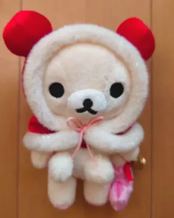 코리락쿠마 크리스마스 한정판 봉제 인형 산타