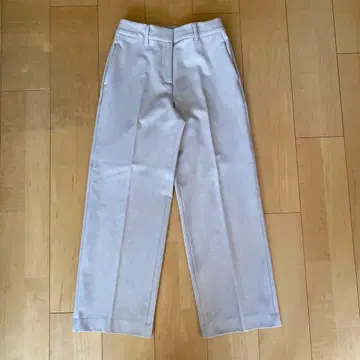 플라스테 웜 리저브 스트레이트 팬츠 베이지 XS