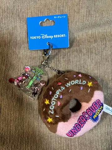 디즈니 리조트 주토피아2 키체인 키링 도넛