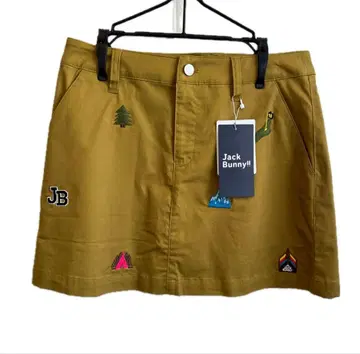 Jack Bunny!! 카키 자수 스커트