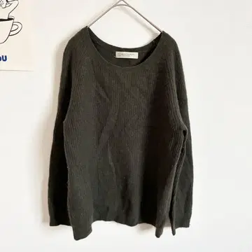 유나이티드 애로우즈 가을 컬러 니트 리브 니트 깔끔 캐주얼