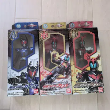 가면라이더 카부토 소프트 비닐 3체 세트