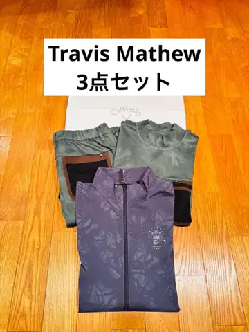 트래비스 매튜 셋업 자켓 모크넥 팬츠 3세트