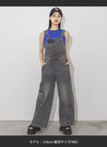 PAGEBOY 데님 오버롤