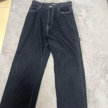 sedagle 다크 데님 스트레이트 팬츠