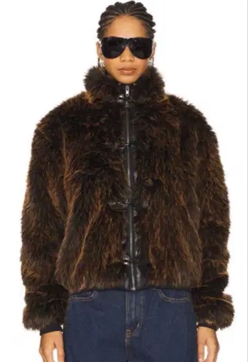 jaded London 퍼 자켓