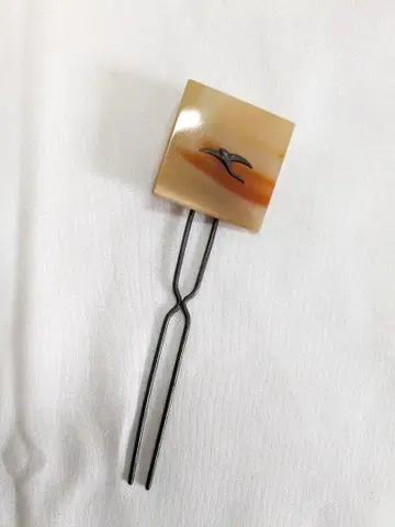 마노 헤어콤 학 빈티지