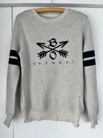니트 스웨터 BURNOUT