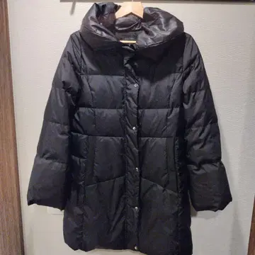 스마트 핑크 블랙 다운 자켓