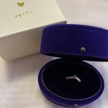 agate 실버 반지 12호