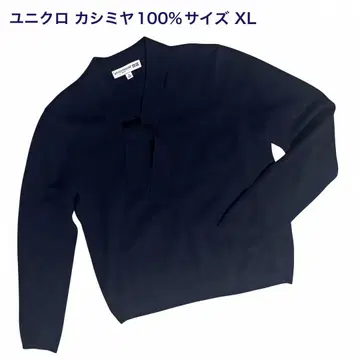UNIQLO 유니클로 이네스 캐시미어 100% 니트 네이비 XL