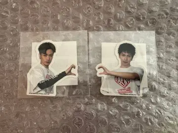 카와무라 카즈마 하세가와 마코토 하트 스티커 세트