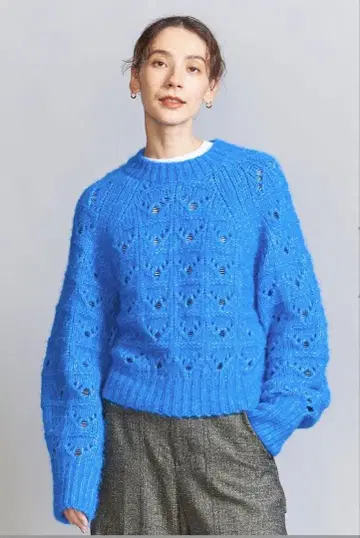 BEAUTY&YOUTH UNITED ARROWS 니트 파랑 긴팔