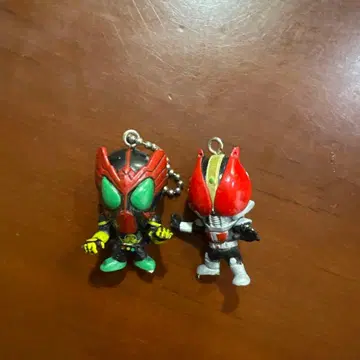 가면라이더 미니 피규어 2개 세트 키체인 포함