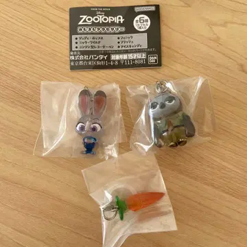 주토피아 메지루시 액세서리 3종 세트