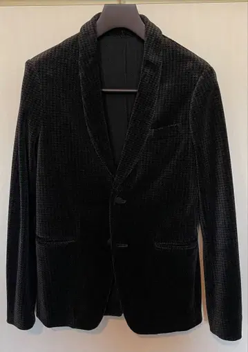 TOMORROW LAND 벨벳 테일러드 자켓 브라운 하운드투스