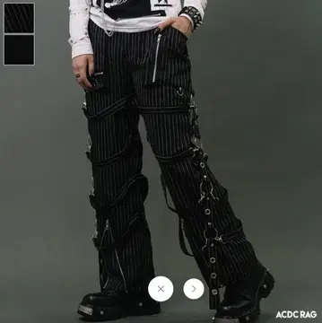 ACDC RAG 벨트 본지티 팬츠 BLACKSTRIPE FREE 사이즈