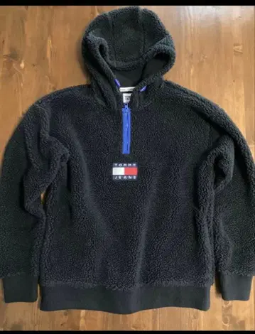 TOMMYJEANS 타미힐피거 보아 후드티 M
