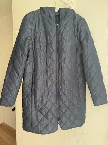 맘 코트 스위트 마미 퀼팅 더커 네이비