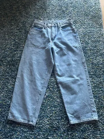 GAP 슈퍼 배기 라이트 블루 데님 29/30